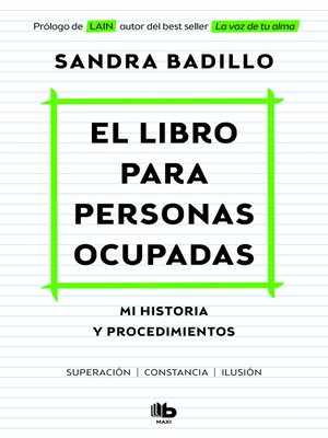 cover image of El libro para personas ocupadas